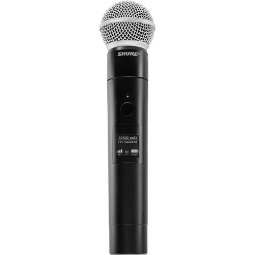Shure MXW2X/SM58=-Z10 Wireless Handheld Microphone Transmitter with SM58 Capsule (1.9 GHz) (MXW2X/SM58=-Z10)