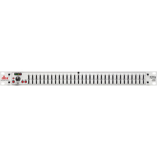 DBX DBX131SV Graphic EQ Single Channel, 31 Band, 1/3 Octave Graphic Equalizer (DBX131SV)