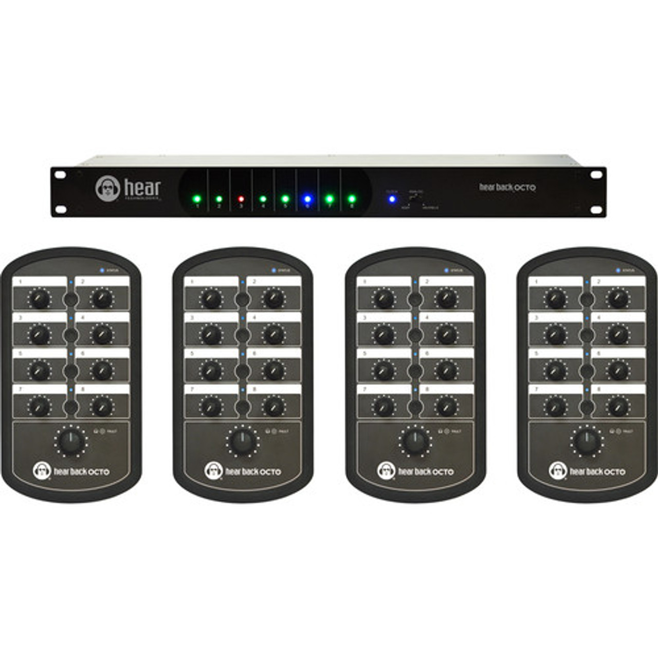 Hear Technologies OCTOHB4 Hear Back OCTO Personal Monitor Mixer System (4-Pack) (OCTOHB4)