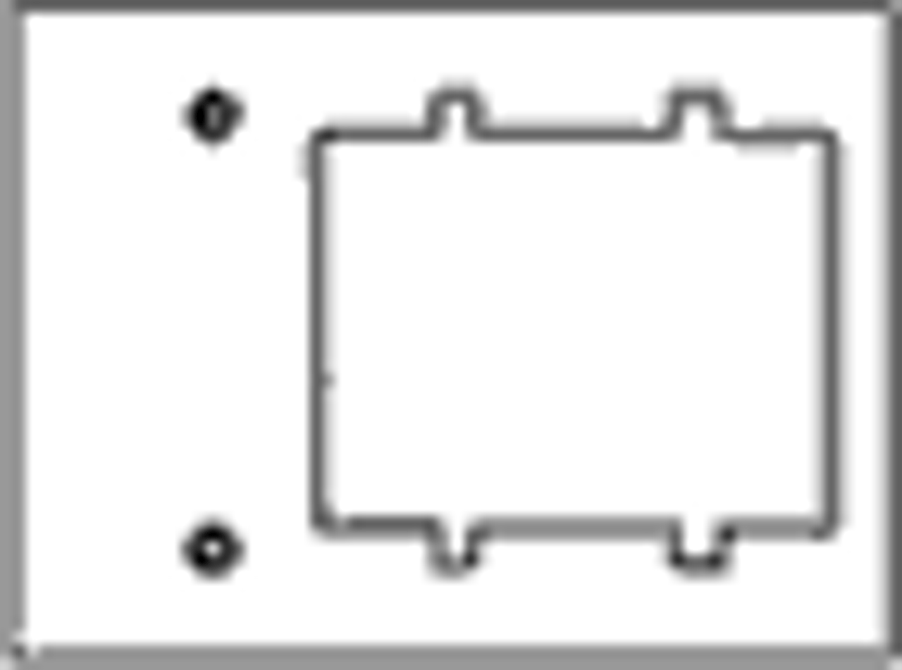Johnson Systems AP-3A2 3 Gang to 2 Gang Adaptor Plate (AP-3A2 )