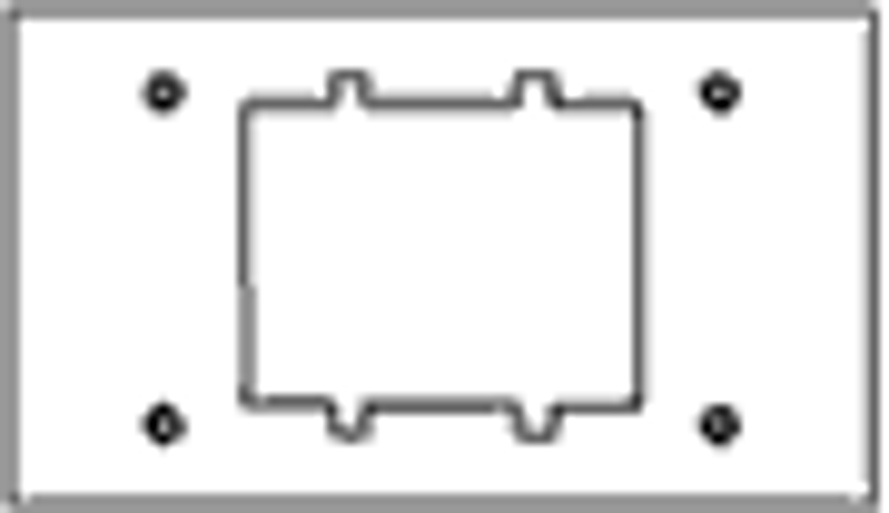 Johnson Systems AP-4A2 4 Gang to 2 Gang Adaptor Plate (AP-4A2)