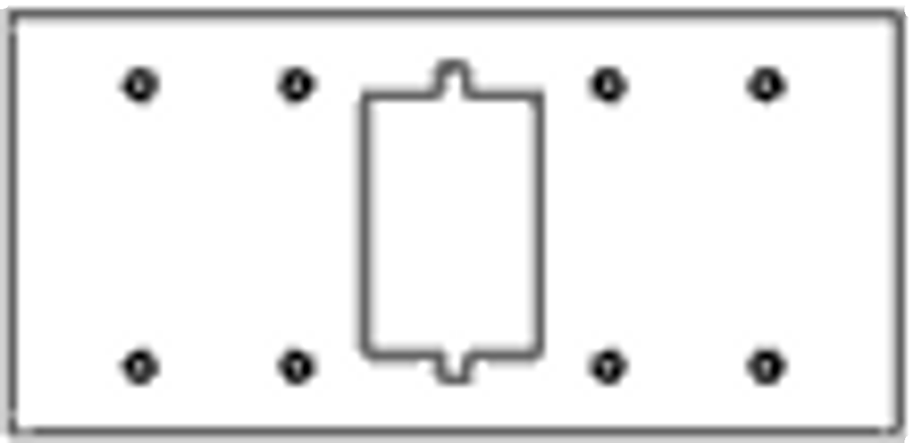 Johnson Systems AP-5A1 5 Gang to 1 Gang Adaptor Plate (AP-5A1)