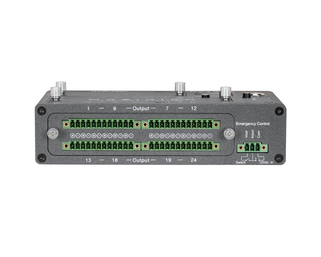 Obsidian NDR241 DA2410V 24-port DIN-Rail 0-10V Ethernet DMX Gateway (NDR241)