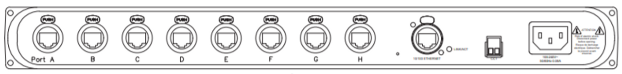 Pathway Connectivity 6426; PWPP RM P8 RJ45EC REAR