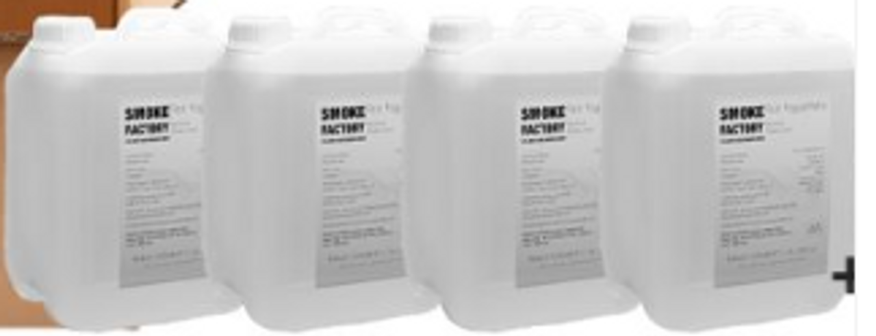 Smoke Factory SF-0194 C5 4-Pack of 5-Liter Water-Based Extra Quick Dissipating Fog Fluid (SF-0194 C5)