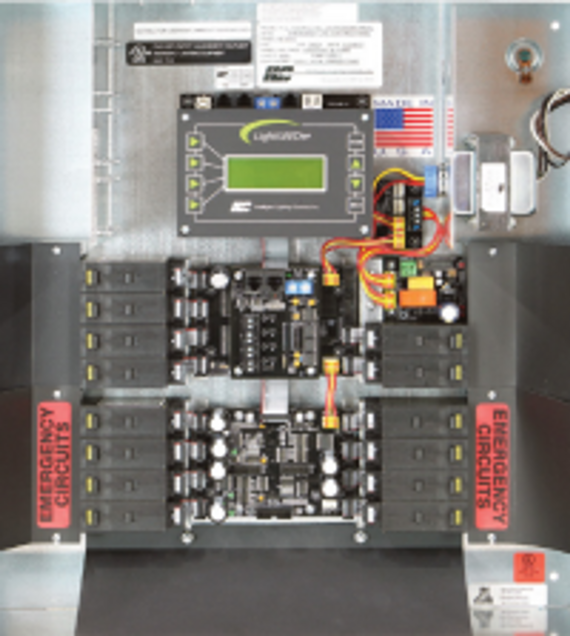 ILC LL62-EM-347 LightLEEDer Panel - Capacity for 62 R40-1 Relays - Emergency UL924 Rated - 120/347VAC (LL62-EM-347)