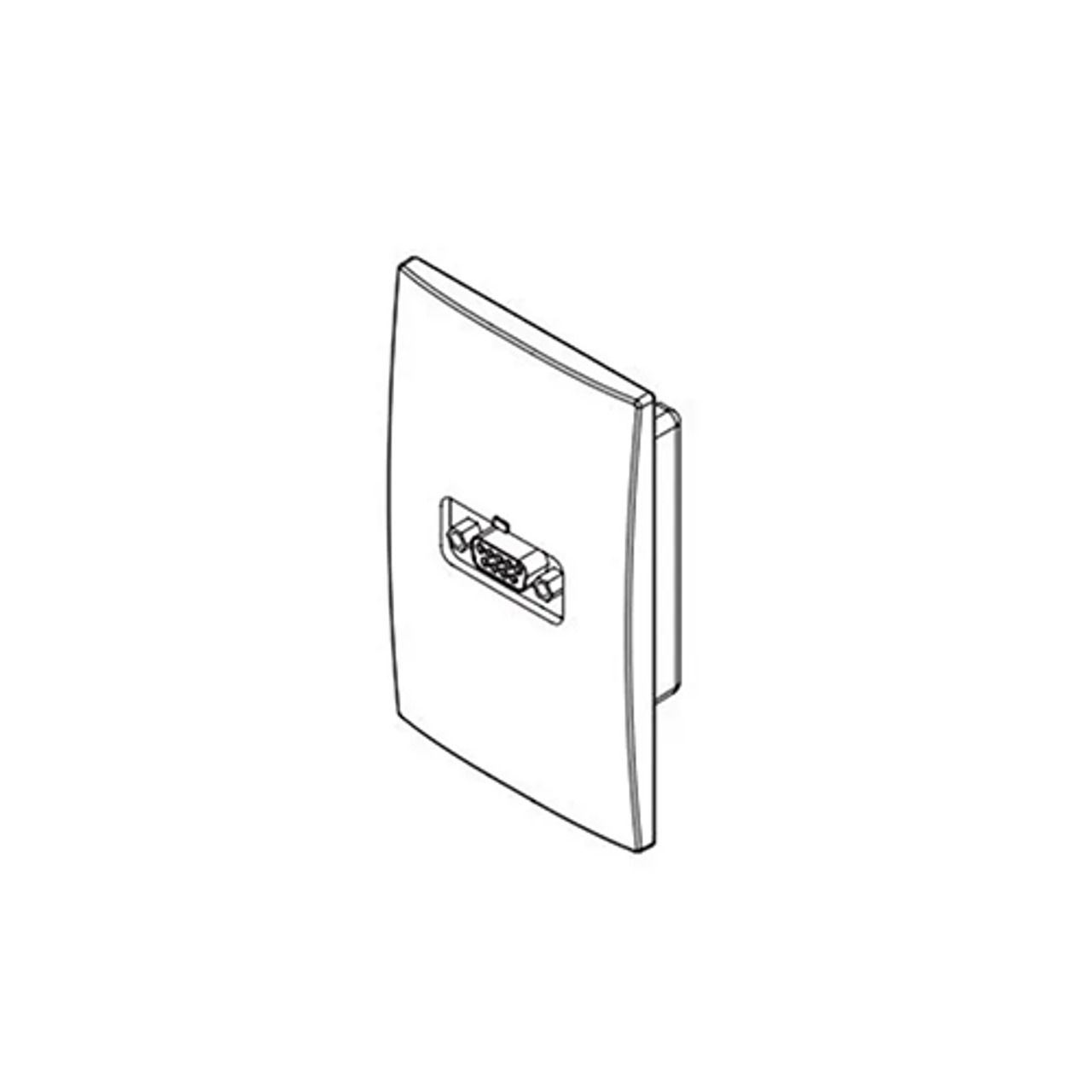 ETC UH1AV Unison Heritage 1-Gang RS232 Serial Interface Faceplate (UH1AV)