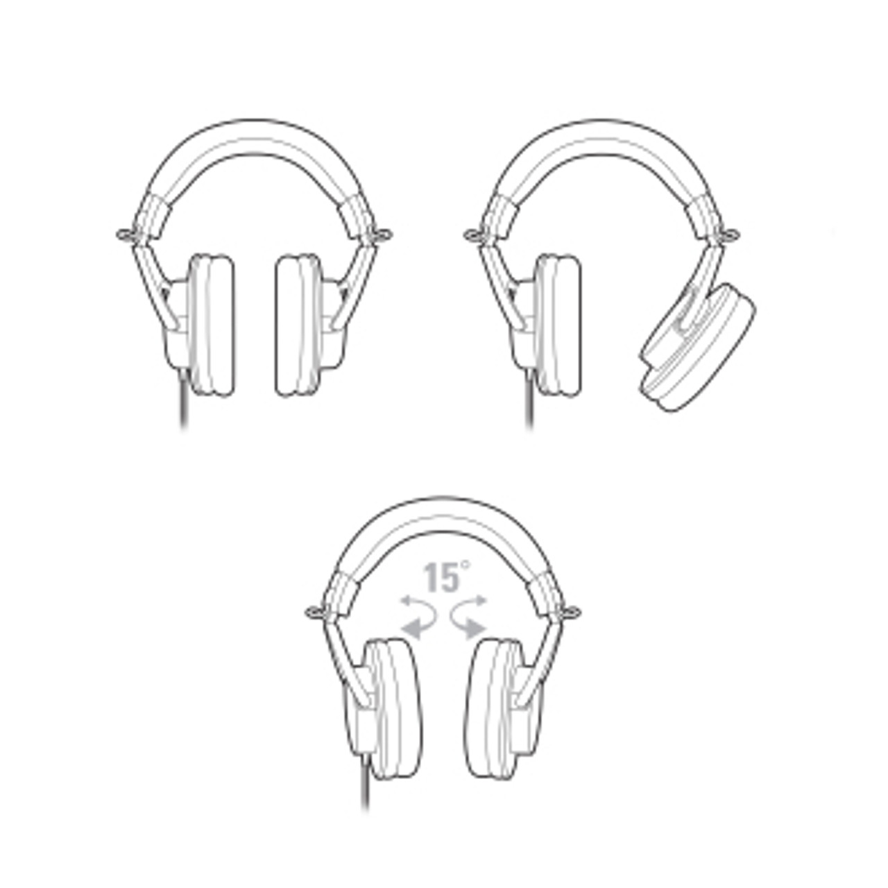 Audio-Technica ATH-M20x Professional Monitor Headphones
