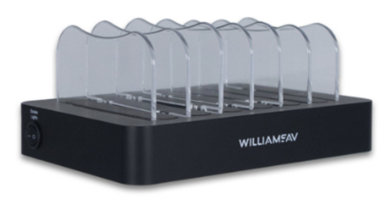 Williams Sound AC CHG406 6-Bay Charger for WAV Pro Receiver (AC CHG406-00)