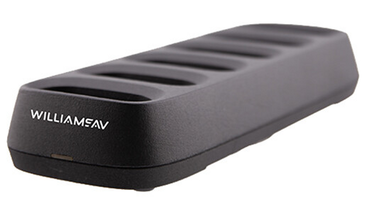 Williams Sound CHG 004 Six-Bay Charger Drop-in, 6-Unit Charger for Infinium™ Receivers (CHG 004-00)