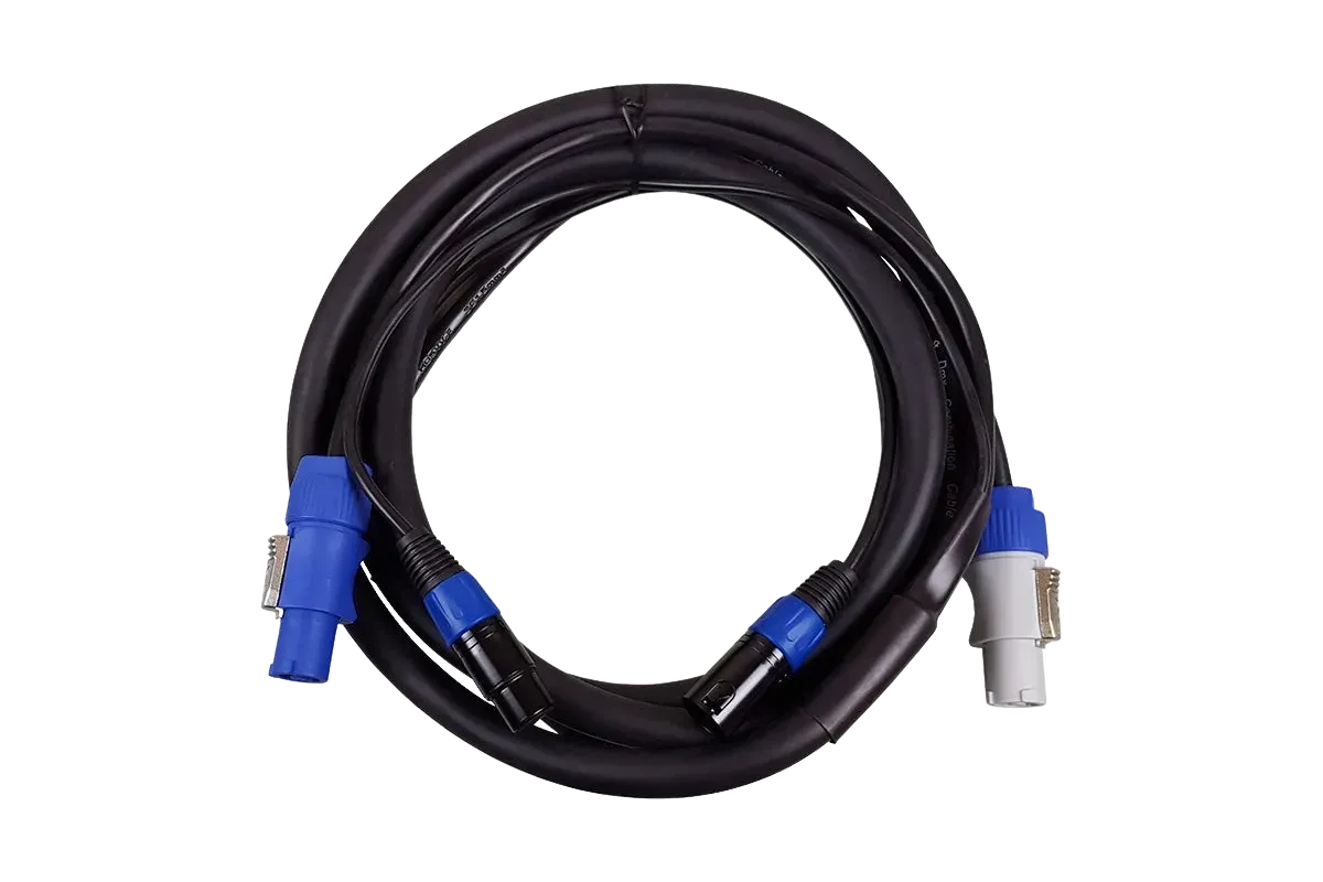 Blizzard DMX5PC-25 5-Pin DMX + PowerCON® Compatible Combo Cable