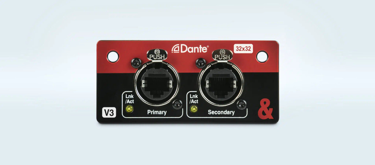  Allen & Heath AH-M-SQ-SDANTE32-A SQ Dante 32x32 Module for SQ Mixers and AHM Audio Processors (AH-M-SQ-SDANTE32-A)
