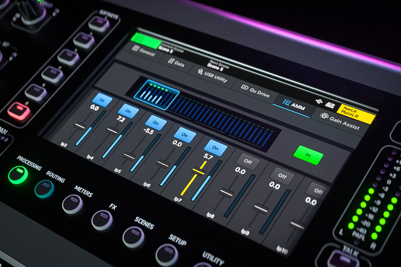 Allen & Heath AH-QU-6D 32 Channel Digital Mixer with 16x16 Dante (AH-QU-6D)