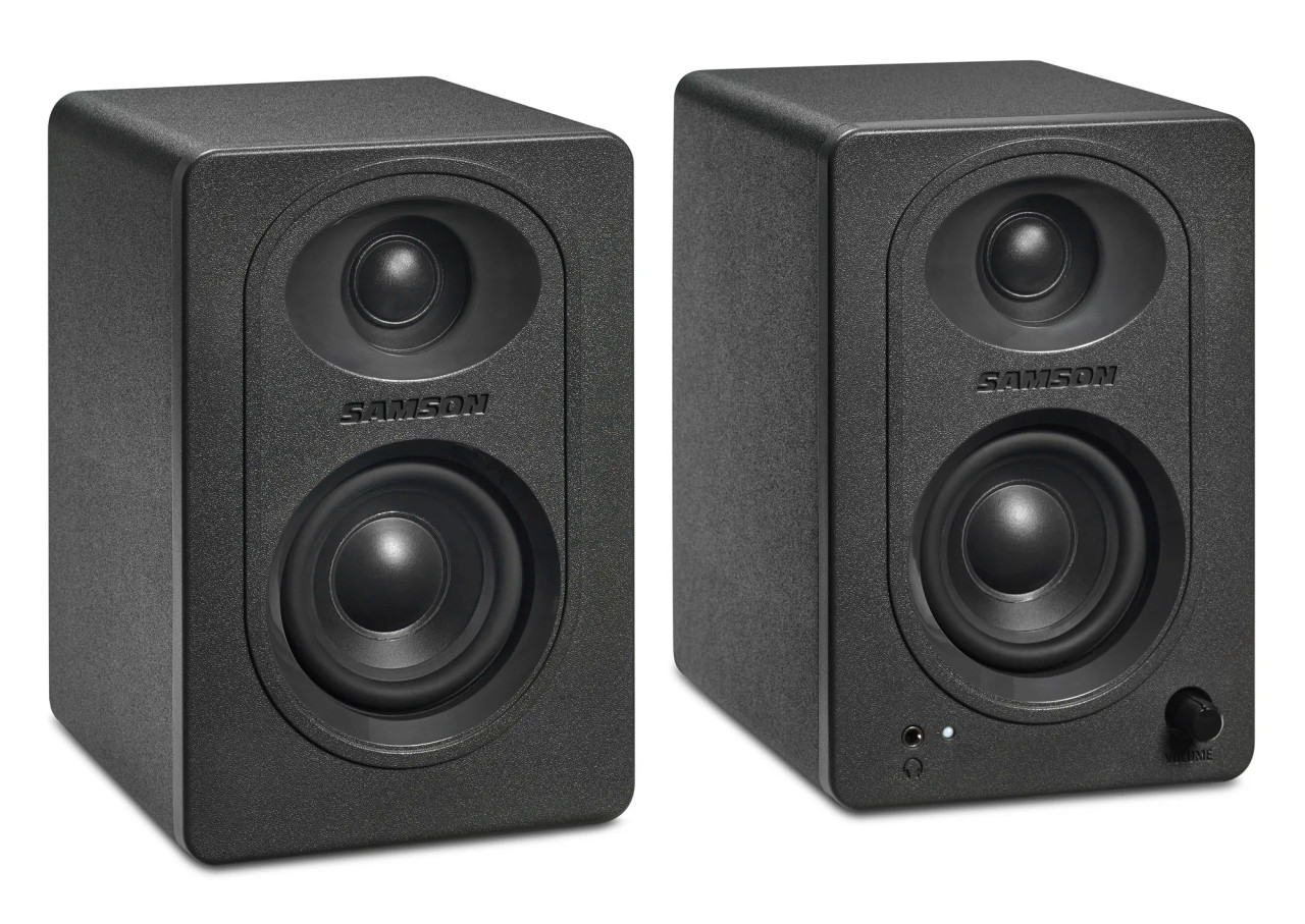 Samson SAMX3BT Active 2-way Monitors with Bluetooth 3" Woofer 2 x 40W (SAMX3BT)