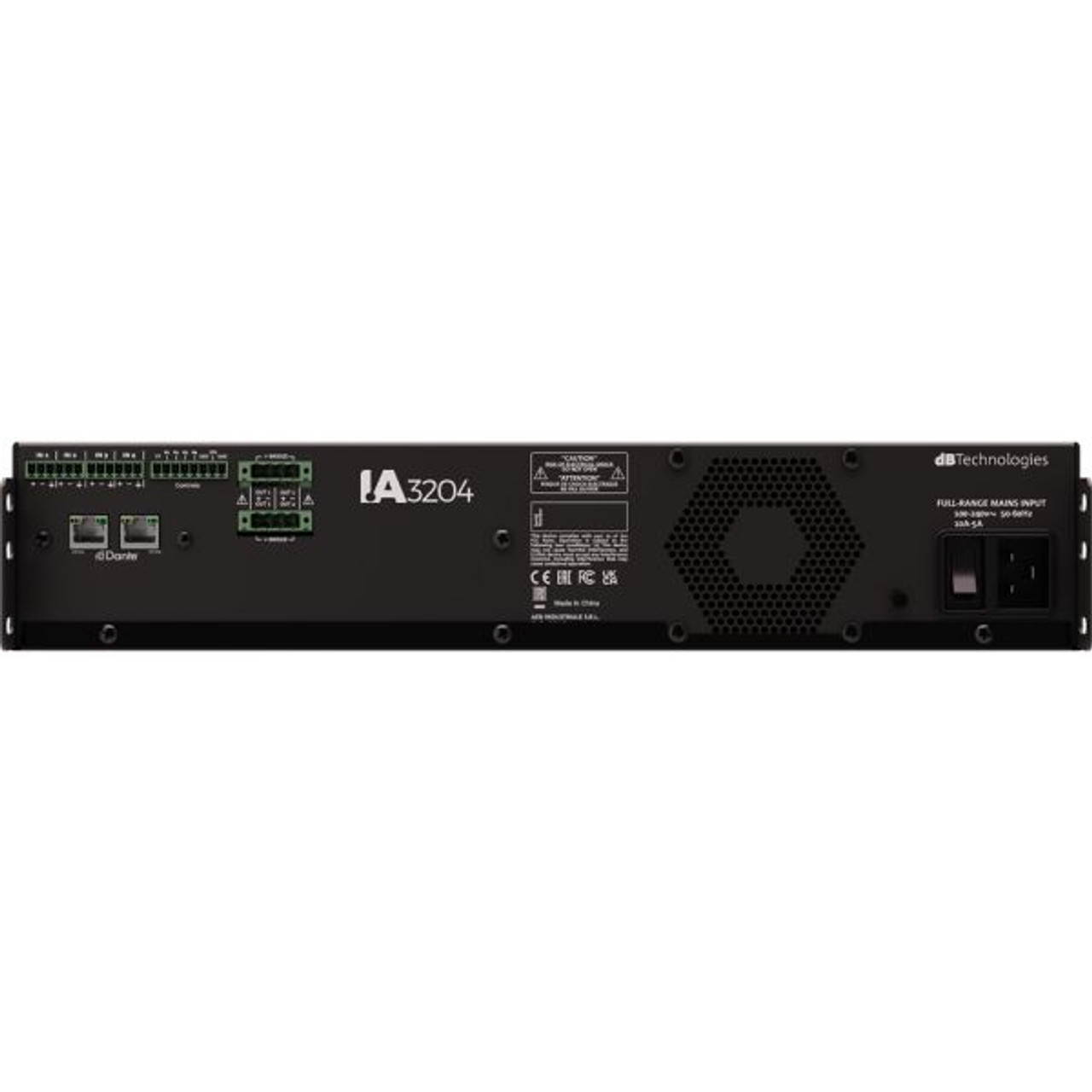 dBTechnologies IA3204D 800W 4-Channel at 4-Ohm 70V/100V Power Amplifier (IA3204D) dBTechnologies IA3204D 800W 4-Channel at 4-Ohm 70V/100V Power Amplifier (IA3204D)
