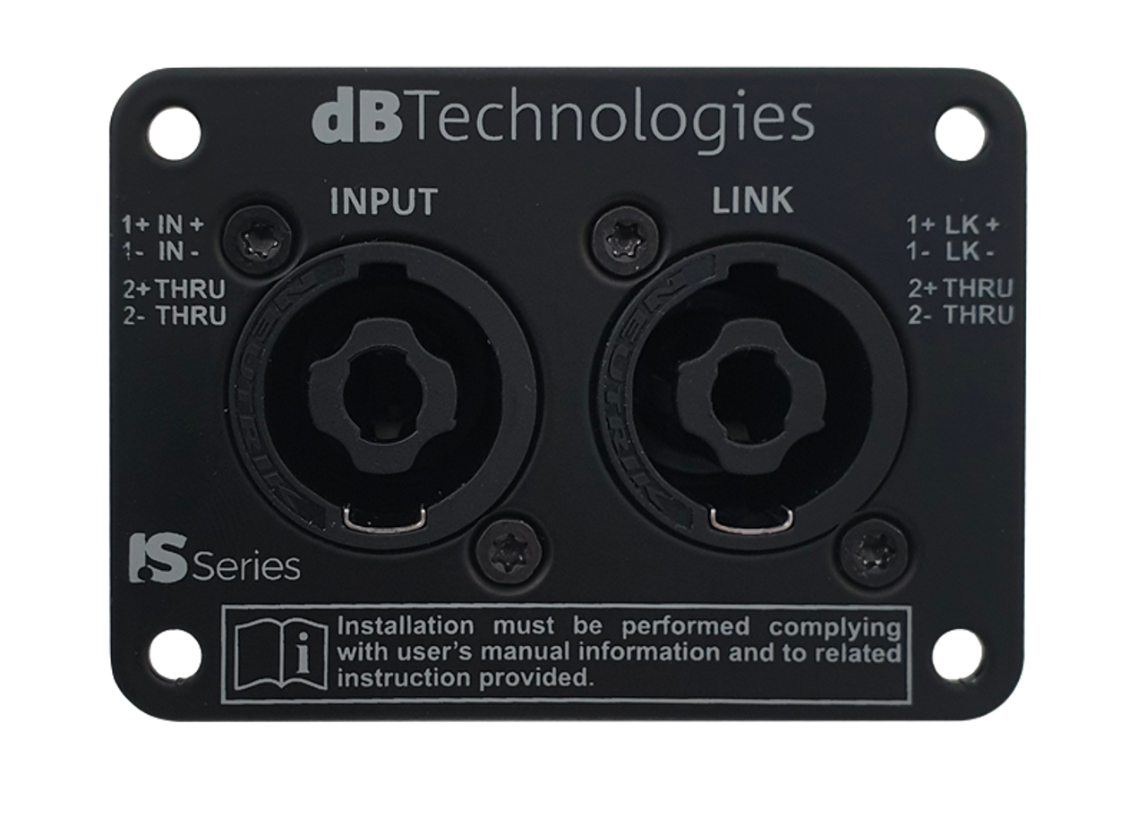dBTechnologies SP-IS SpeakON® Panel for IS Series Speakers (SP-IS) dBTechnologies SP-IS SpeakON® Panel for IS Series Speakers (SP-IS)