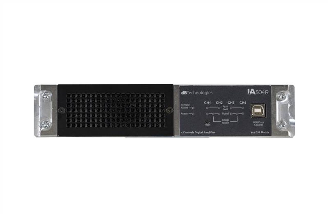 dBTechnologies IA504R 4-Ch. Half-Rack DSP Power Amplifier (IA504R) dBTechnologies IA504R 4-Ch. Half-Rack DSP Power Amplifier (IA504R)
