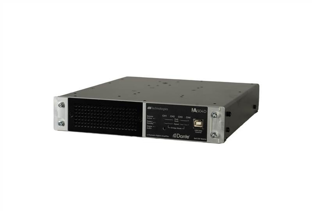 dBTechnologies IA504D 4-Ch. Half-Rack DSP Power Amplifier (IA504D) dBTechnologies IA504D 4-Ch. Half-Rack DSP Power Amplifier (IA504D)