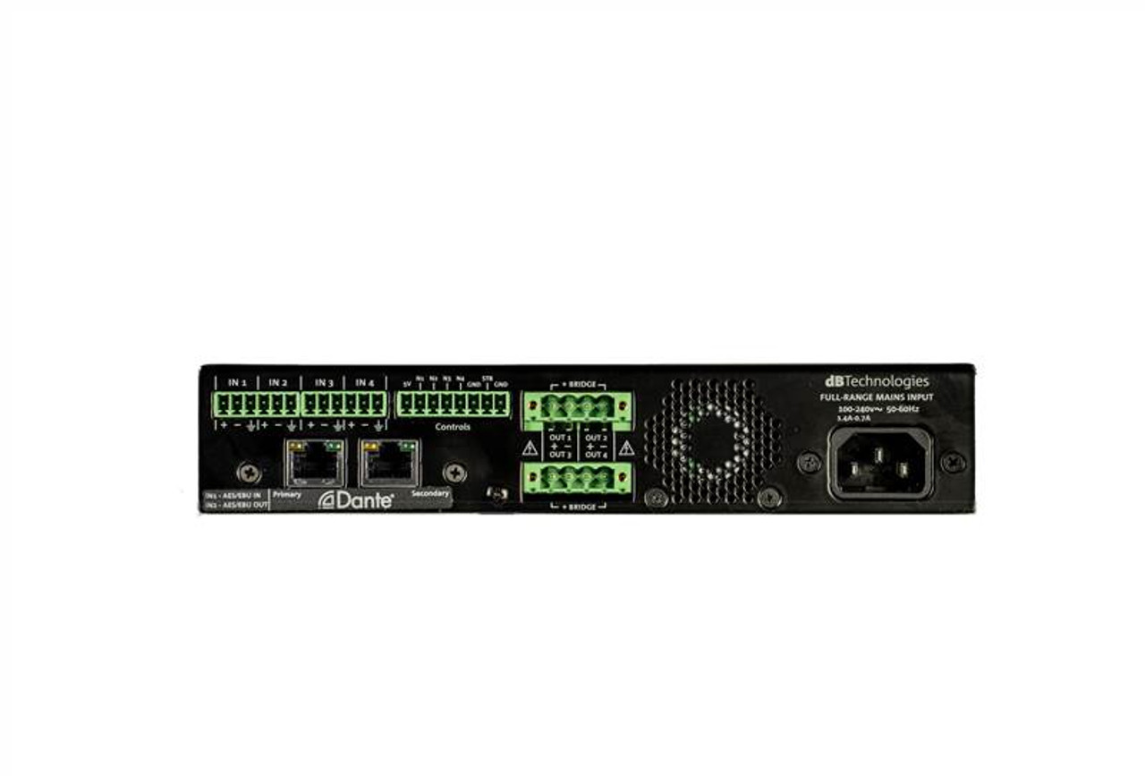 dBTechnologies IA504D 4-Ch. Half-Rack DSP Power Amplifier (IA504D) dBTechnologies IA504D 4-Ch. Half-Rack DSP Power Amplifier (IA504D)