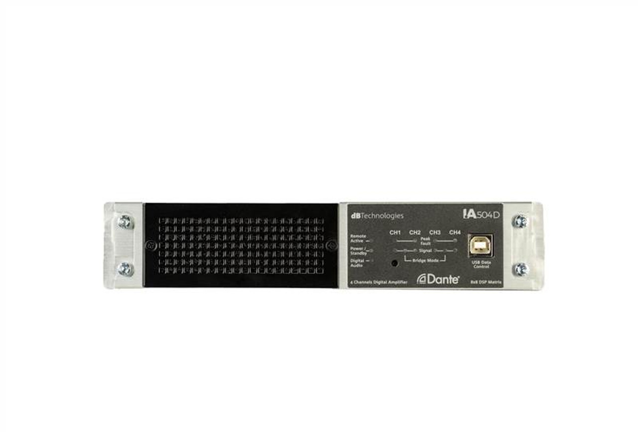 dBTechnologies IA504D 4-Ch. Half-Rack DSP Power Amplifier (IA504D) dBTechnologies IA504D 4-Ch. Half-Rack DSP Power Amplifier (IA504D)