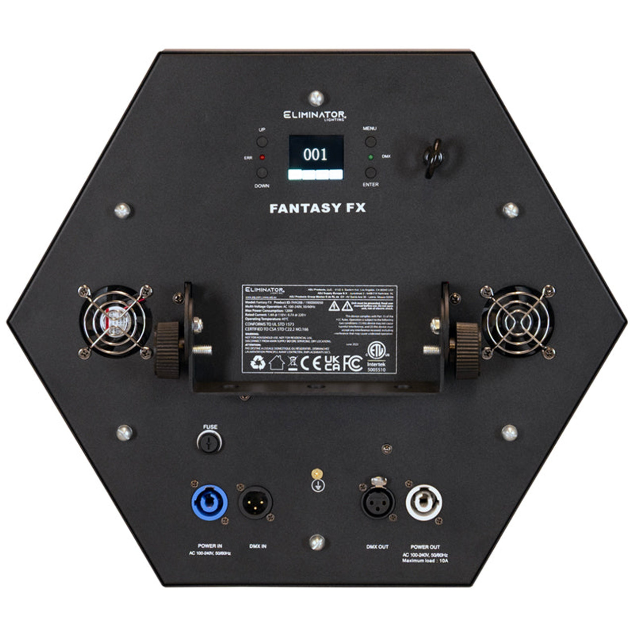 Eliminator Lighting Fantasy FX 40W RGBW LED, Dual-Effect (FAN288)