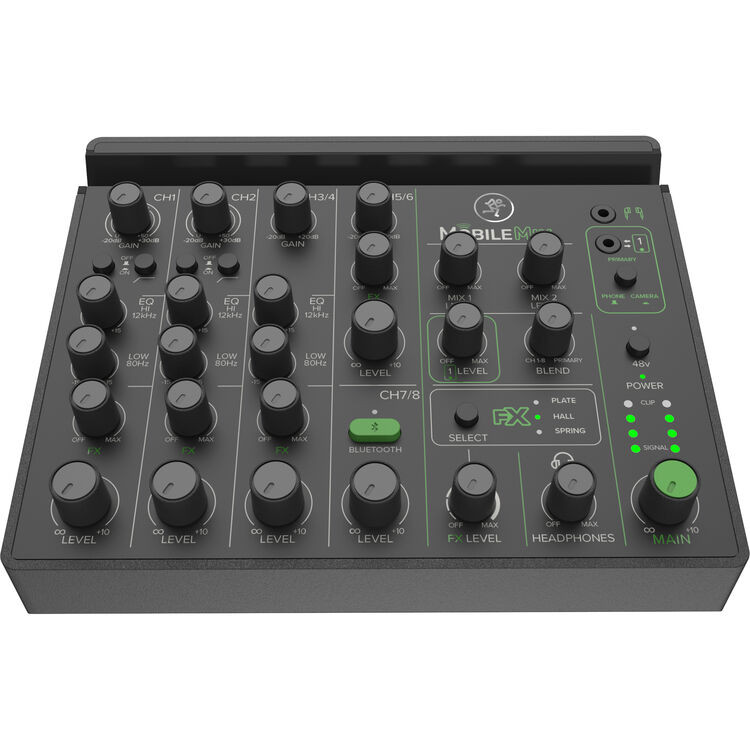 Mackie MOBILEMIX-U 8-Channel USB-Powerable Mixer for A/V Production, Live Sound & Streaming (MOBILEMIX-U)