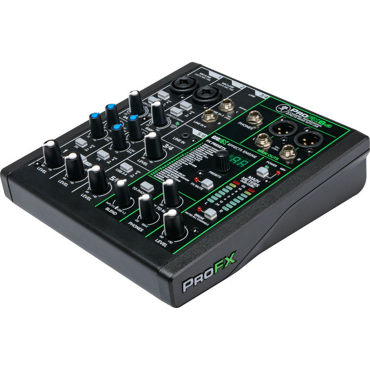 Mackie ProFX6v3+ 6-Channel Analog Mixer (ProFX6v3+)