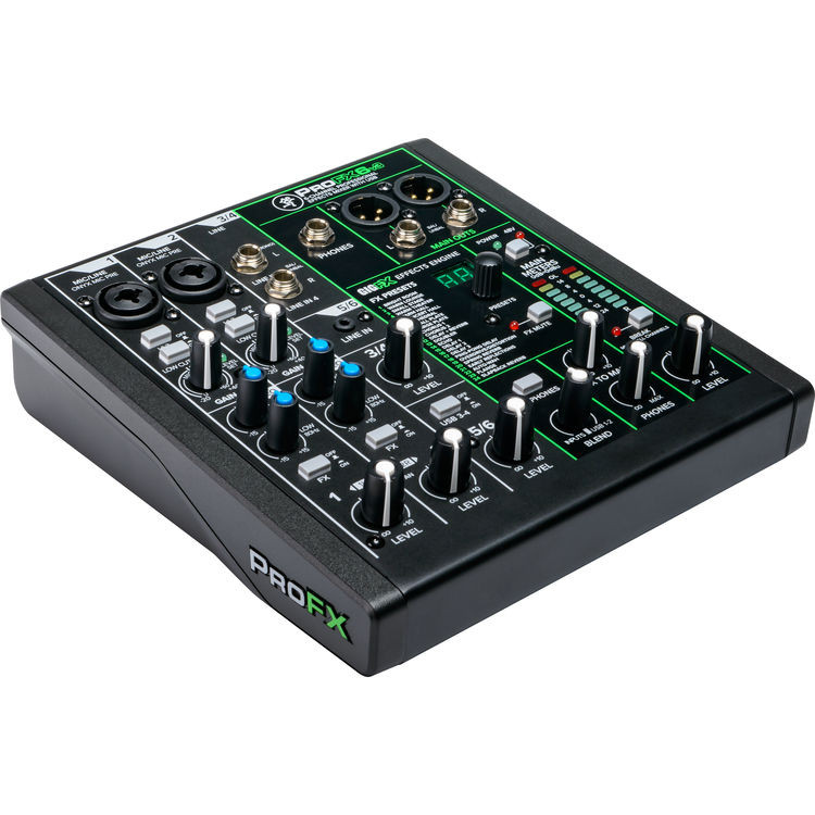 Mackie ProFX6v3+ 6-Channel Analog Mixer (ProFX6v3+)