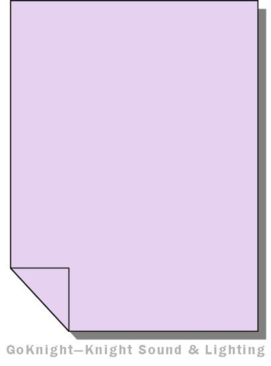 Lee Filters Lighting Gel Sheet 702 Spec Pale Lavender (Lee 702)