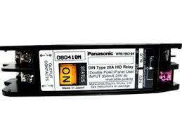 Panasonic NexLight WR61663-84 20A HID Relay, Double Pole, Panel Use, Refurbished