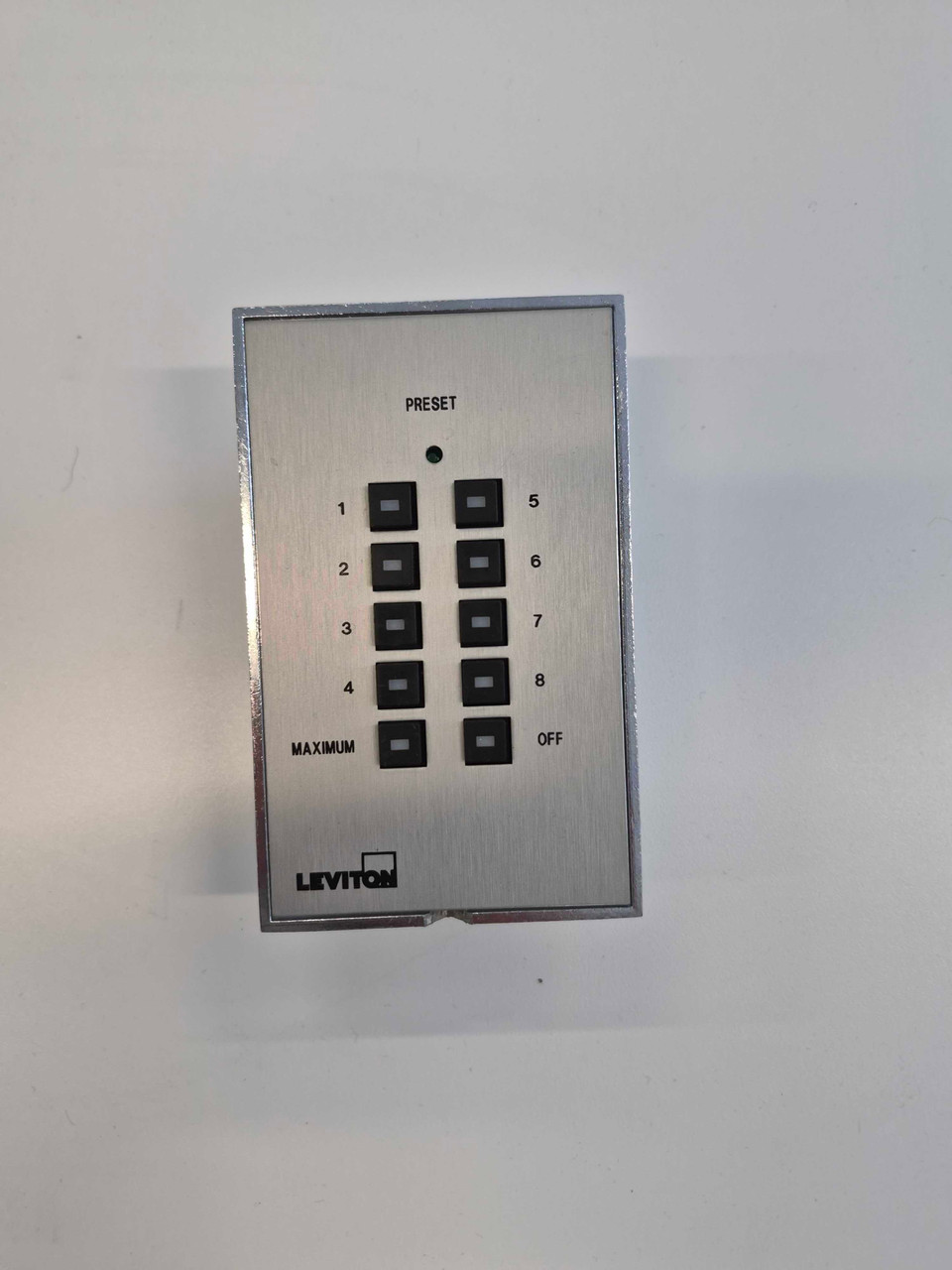 Leviton Macro Wall Station, 10 Buttons - Refurbished (LEVITON MACRO 10-BUTTON, REFURB)
