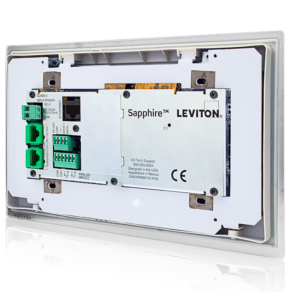 Leviton TS007 Sapphire, Touch Screen, Dimmer Switch, Room Controller, LED Controller, Lighting Control - Refurbished