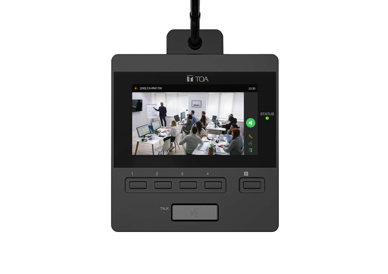 Toa CX-RM1700 Touch Screen Remote Microphone (CX-RM1700)