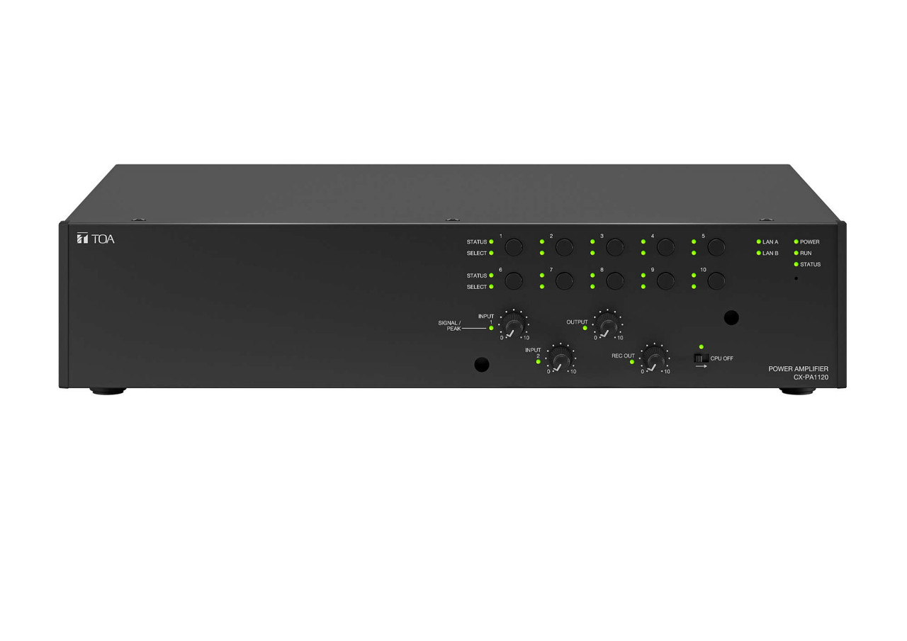 Toa CX-PA1120 Power Amplifier 120W 10SS (CX-PA1120)