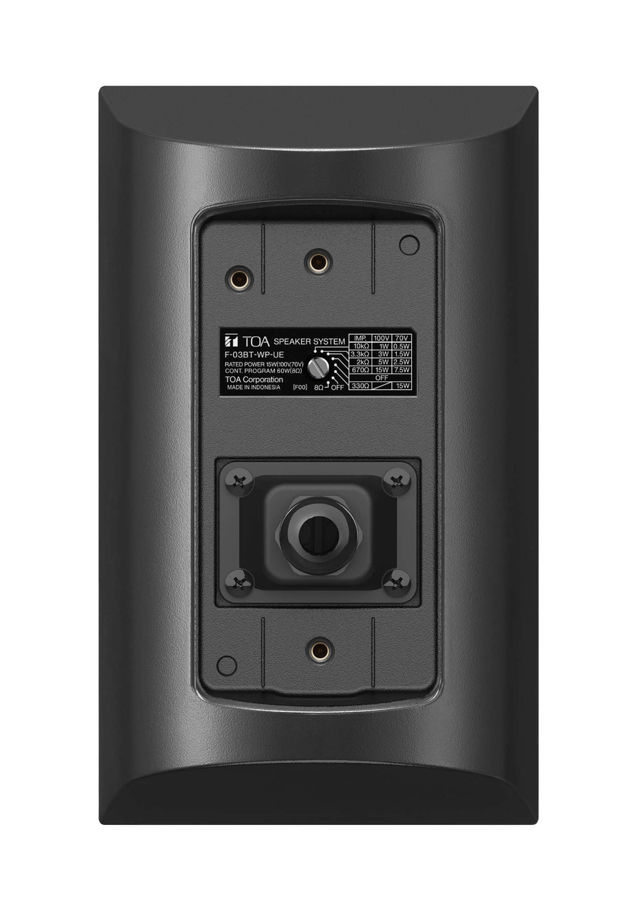 Toa F-03BT-WP-UE 3" Full -Range Surface Mount Loudspeaker (F-03BT-WP-UE)