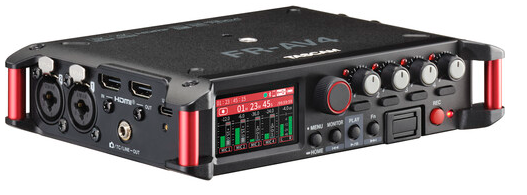 Tascam FR-AV4 4-Channel 32-Bit Float Field Recorder with Mixer, Timecode, and HDMI Sync (FR-AV4)