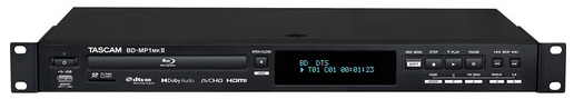 Tascam BD-MP1MK2 Blu-Ray Player with SD and USB Playback (1 RU) (BD-MP1MK2)