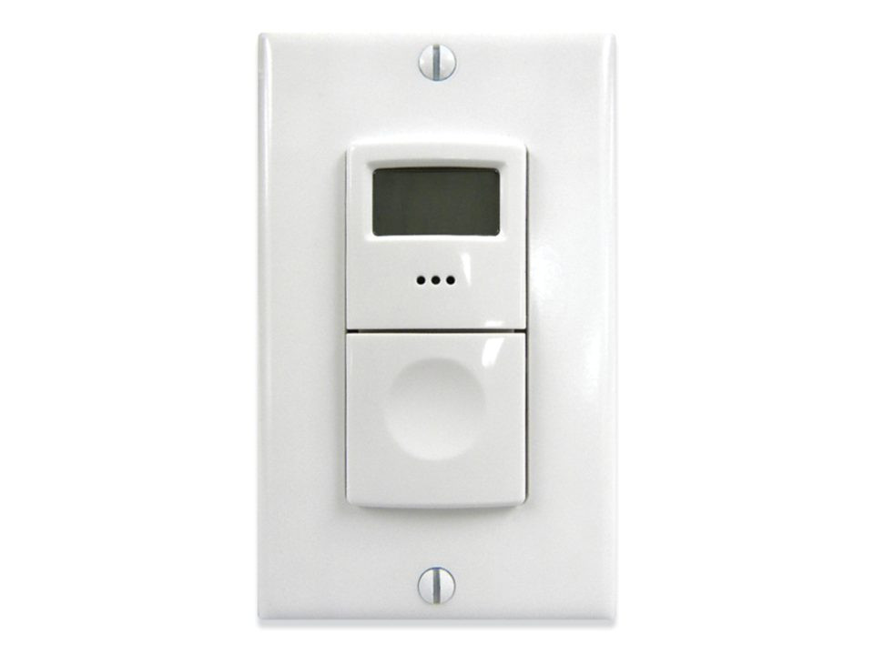 ILC TSW-MV-W Wall Switch Timer - 120/277VAC - White (TSW-MV-W)