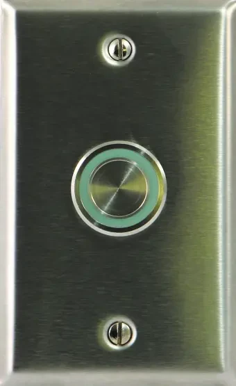 ILC WTB-1 Wet Location Touch Button Switch - 1 LED Button - Stainless Steel (WTB-1)