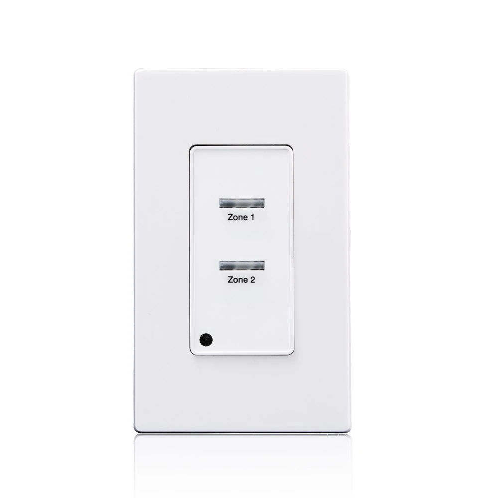 Leviton Low Voltage Pushbutton Station, 2 Button-On/Off, 1 Gang, White