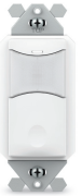 ILC ILC-SWX-112-WH Wall Switch Sensor, PIR and Photocell, 2-Pole Kit and Sidecar Switch, Line Voltage, White (ILC-SWX-112-WH)