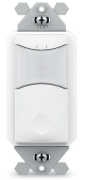 ILC ILC-SWX-104-BK Wall Switch Sensor, PIR, Vacancy Only, Line Voltage, Black (ILC-SWX-104-BK)