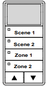 ILC LSWS-GY-2/2-SMZD LightSync Wall Sensor, Gray, 2 Scene / 2 Multi-Zone-Dim (LSWS-GY-2/2-SMZD)