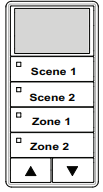 ILC LSWS-LA-2/2-SMZD LightSync Wall Sensor, Light Almond, 2 Scene / 2 Multi-Zone-Dim (LSWS-LA-2/2-SMZD)