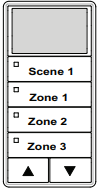 ILC LSWS-RD-1/3-SMZD LightSync Wall Sensor, Red, 1 Scene / 3 Multi-Zone-Dim (LSWS-RD-1/3-SMZD)