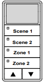 ILC LSWS-RD-2/2-SMZD LightSync Wall Sensor, Red, 2 Scene / 2 Multi-Zone-Dim (LSWS-RD-2/2-SMZD)