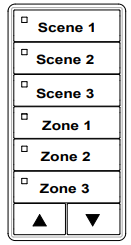 ILC LSG3-RD-3/3-SMZD LightSync G3 Switch, Red, 3 Scene / 3 Multi-Zone-Dim (LSG3-RD-3/3-SMZD)