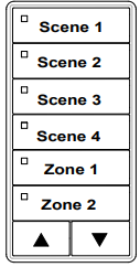 ILC LSG3-IV-4/2-SMZD LightSync G3, Ivory, 4 Scene / 2 Zone Scene MZD Switch Station (LSG3-IV-4/2-SMZD)