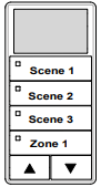 ILC LSWS-BK-3/1-SMZD LightSync Wall Sensor, Black, 3 Scene / 1 Multi-Zone-Dim (LSWS-BK-3/1-SMZD)