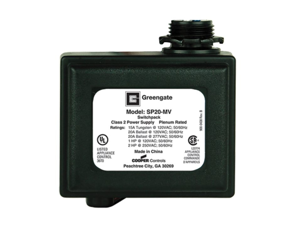 Cooper Lighting SP15-347 Heavy Duty Switchpack, 15A, 347VAC (ILC-SP15-347)